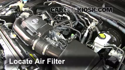 2011 Nissan Xterra S 4.0L V6 Filtre à air (moteur) Contrôle